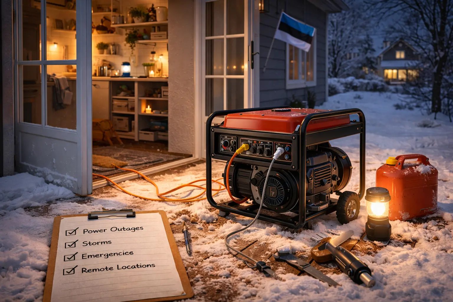 Namų generatorius: kada ir kodėl to reikia