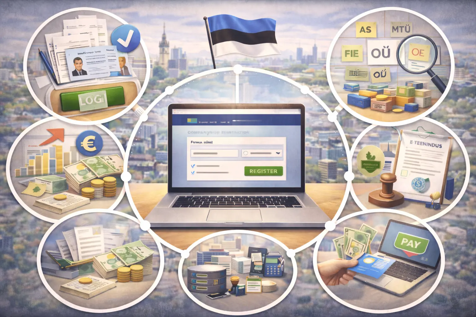 Išsamus įmonės registracijos Estijoje vadovas