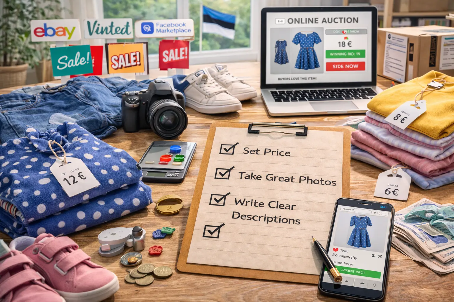 How to sell your clothes quickly and at a good price