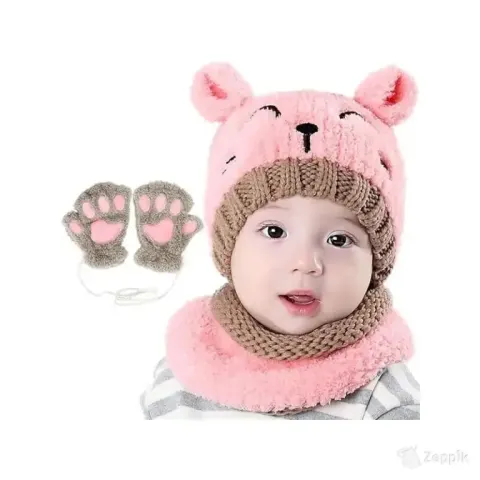 Laste salli, mütsi ja kinnaste komplekt Bearbro