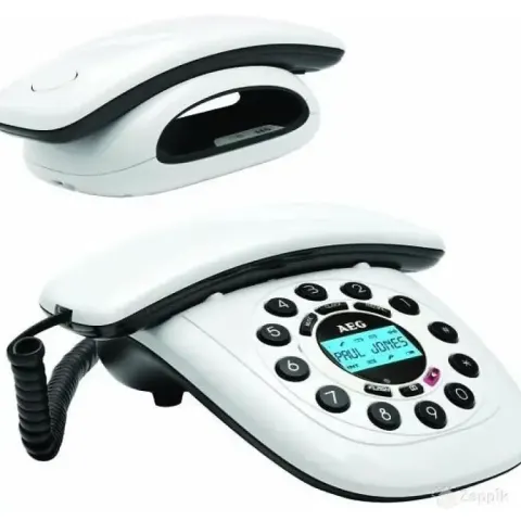 AEG SOLO15WHT DECT juhtmevaba telefon (UUS)