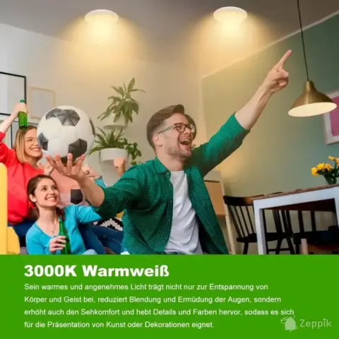 Jaenmsa Genmsa 3000K 5W süvistatavad LED-valgustid 6tk