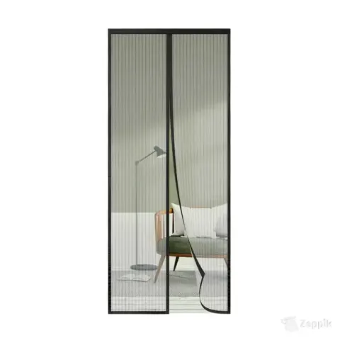 Sha2wen magnetiline sääsevõrk uksele 75 × 195 cm, must