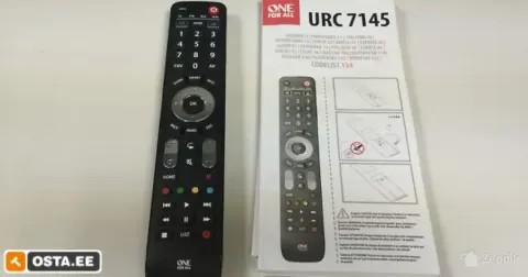 URC 7145 universaalne voogedastuse kaugjuhtimispult