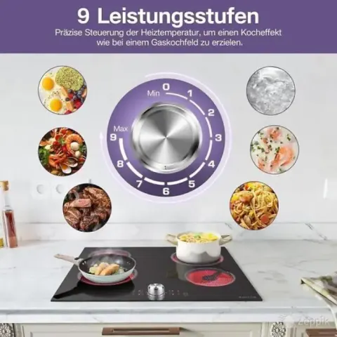 uus noxton ntc d46082 klaaskeraamiline pliit 6000 w 60 cm