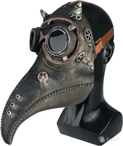 Halloweeni linnumask Steampunk