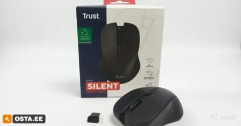 Trust Mydo Silent Click juhtmevaba hiir 1800 DPI must