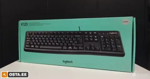 Logitech K120 Klaviatuur Must