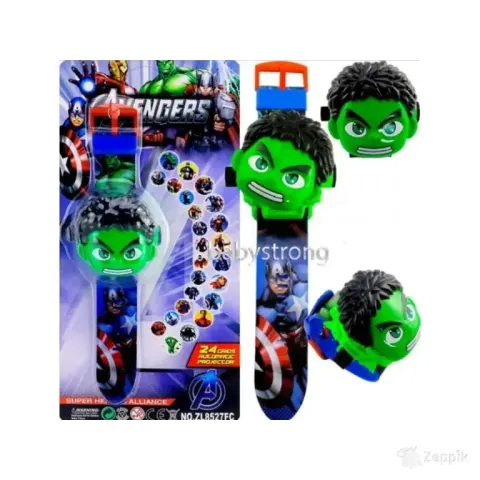 MILANDO В10 Laste käekell projektoriga Marvel Hulk