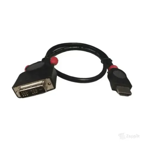 UUS Lindy HDMI - DVI-D kaabel (0.5m) Kvaliteetne ja kompak