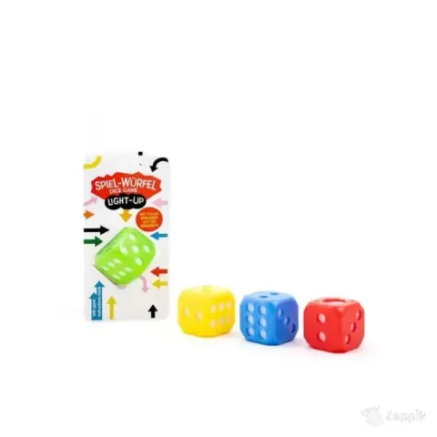 Design&Art - Täring valgusega - 4 cm (1 tk., 4 kujundust)