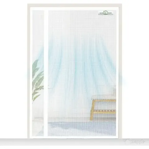 SCREEN DOOR sääsevõrk 110 × 240 cm, valge