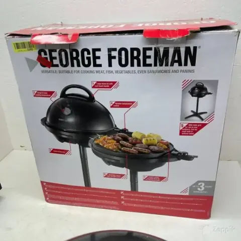 lot george foreman grill 44 5 cm elektrigrill