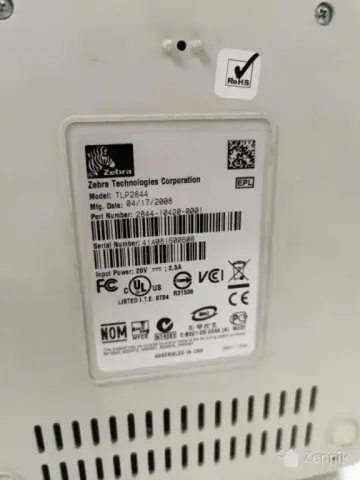 Zebra TLP2844 printer