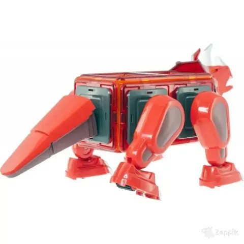 Magnetkonstruktor MAGFORMERS Dino Cera Set 18pcs