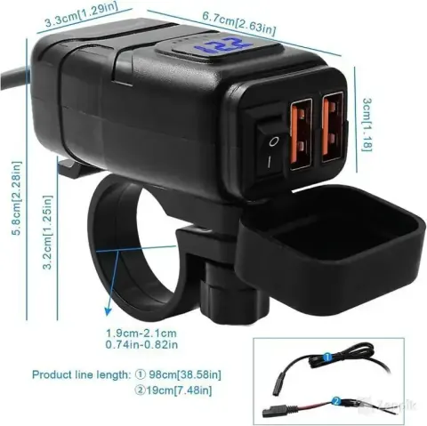 Beedove QK010D-BD-EU-123 USB laadija