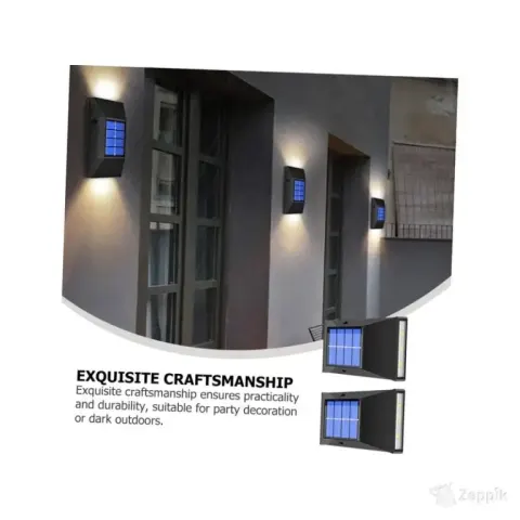 LED päikesepaneeliga tänavavalgusti Ukcoco, 2 tk