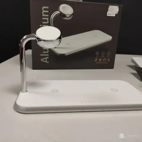 Zens Dual Aluminium Wireless Charger + Apple Watch 10W