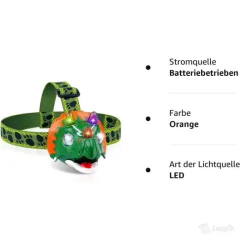 Laste dinosauruste esilamp Kizeefun MQ-08A