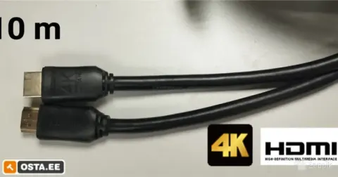 4K HDMI kaabel 10 m High Speed, Ethernet, Ultra HD