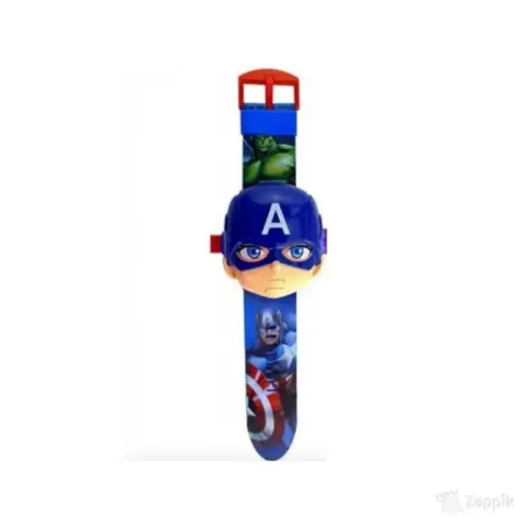 MILANDO B8 Laste käekell projektoriga Marvel Avengers Captain America