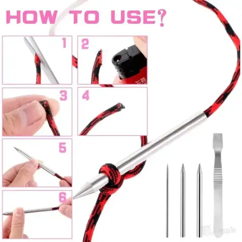 Multifunktsionaalne nöör Paracord, 10 värvi