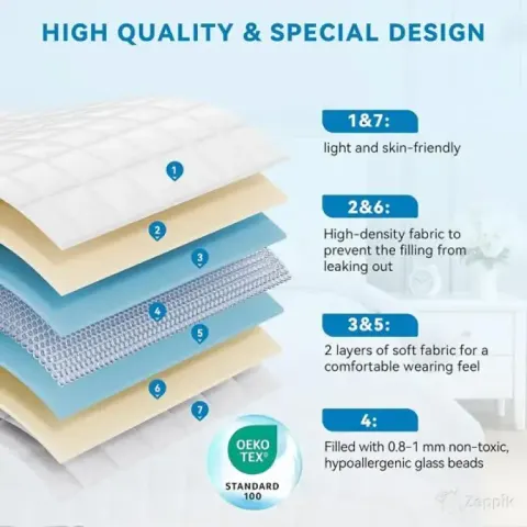 lot raskustekk 7 kg 155 x 220 cm weighted blanket