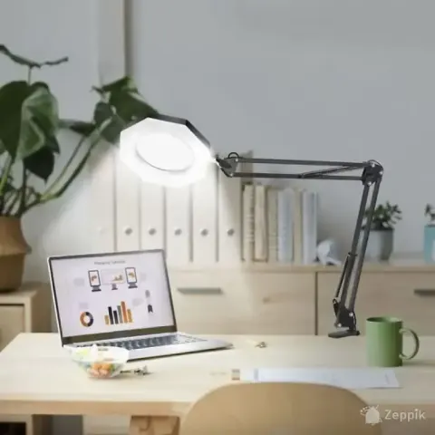 led laualamp usb 5x suurendusklaasiga