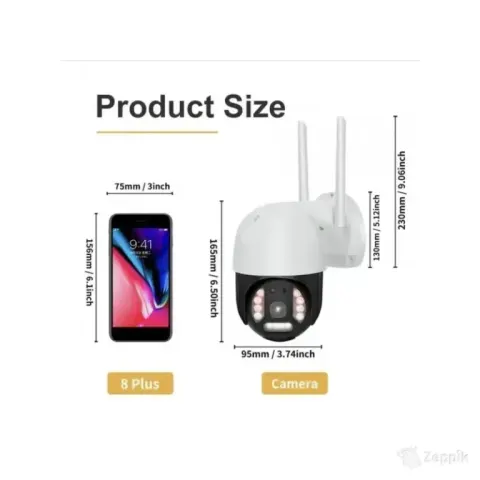 PTZ 360 kraadi CCTV kaamera 4G SIM, OEM