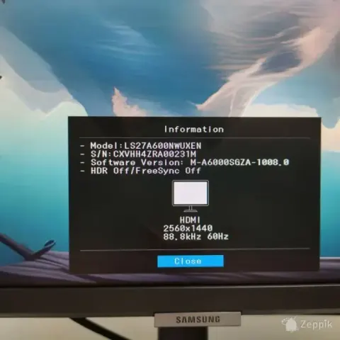 27 Samsung ViewFinity S60A QHD monitor