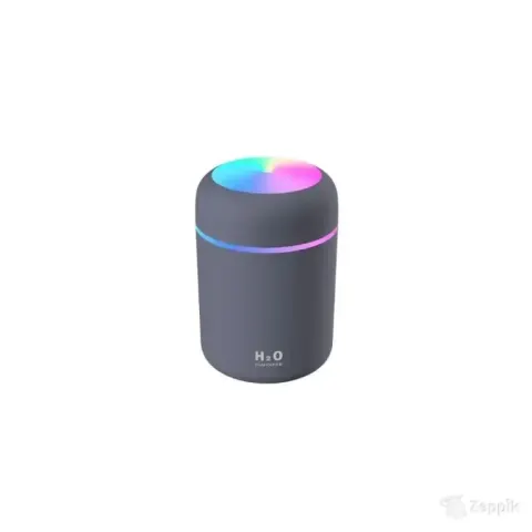Õhuniisutaja LED valgusega H2O Humidifier, must