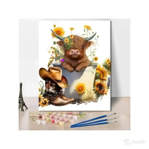 Meecaa maal numbrite järgi 40x50 cm "Abstraktsioon"