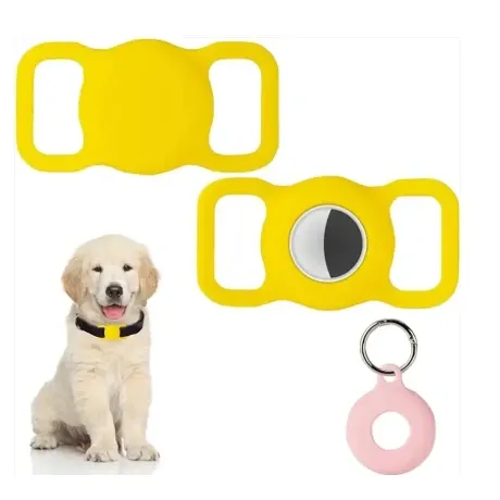 PuppyDoggy GPS-jälgija kaelarihma kaitseümbris. L. 2 tk Airtag