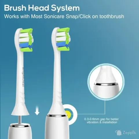 BrightDeal elektrilise hambaharja vahetusotsikud, 8 tk Philips Sonicare