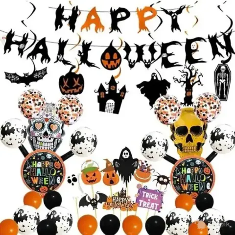 lot uus halloweeni peokaunistuste komplekt infreecs 67 tk