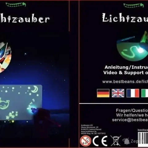 lichtzauber light magic joonistustahvlite komplekt a3 a5