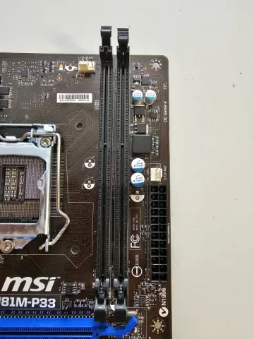 MSI H81M-P33 motherboard, emaplaat, мтеринская плата