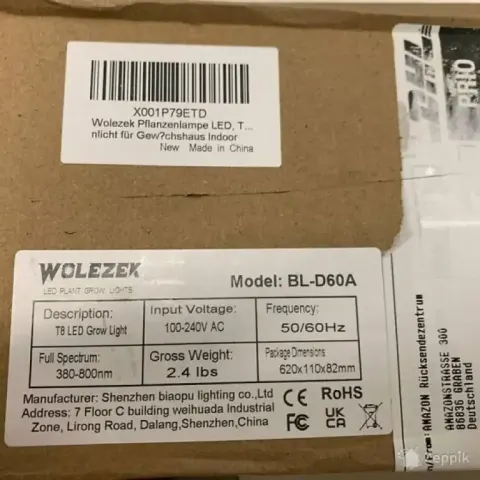 lot uus led lamp koos valguse juhtimisjalatsiga 3 tk 60 sm