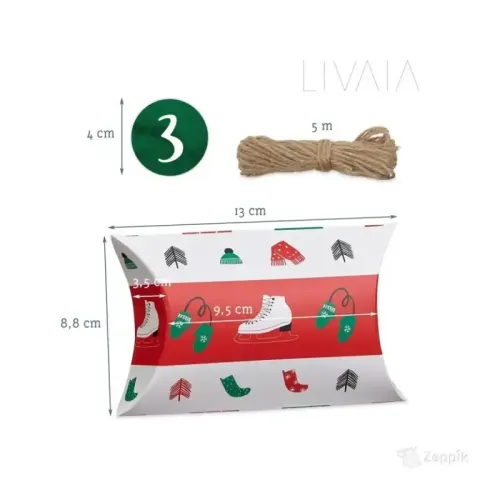 DIY Advendikalender, kinkekomplekt Livaia