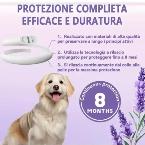 HuakChai putukatõrje kaelarihm koertele (65cm)