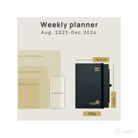 A5 Märkmik Poprun Premium Diary 2024