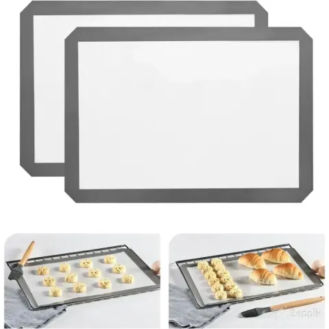KitchenRaku korduvkasutatavad silikoonist ahjuplaadid, 2 tk, 40 cm x 28 cm