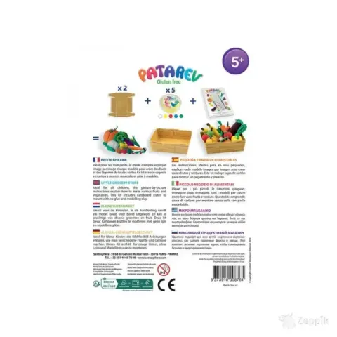 Käsitöökomplekt plastiliiniga Patarev "Petit Marché"