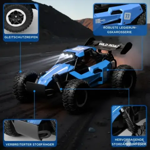 MaxTronic raadioteel juhitav mänguauto, 2,4 GHz