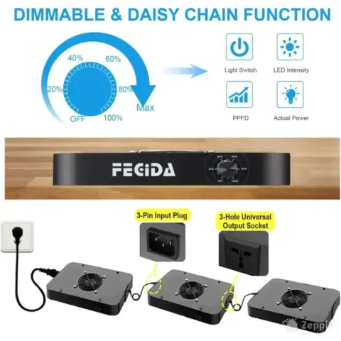 Fecida LED taimelamp 600 W