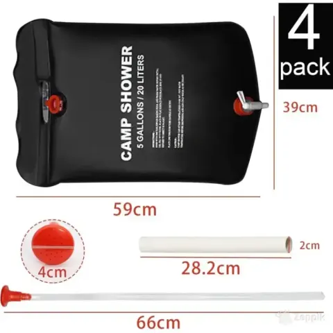 InnoGear kaasaskantav dušš telkimiseks, 4tk