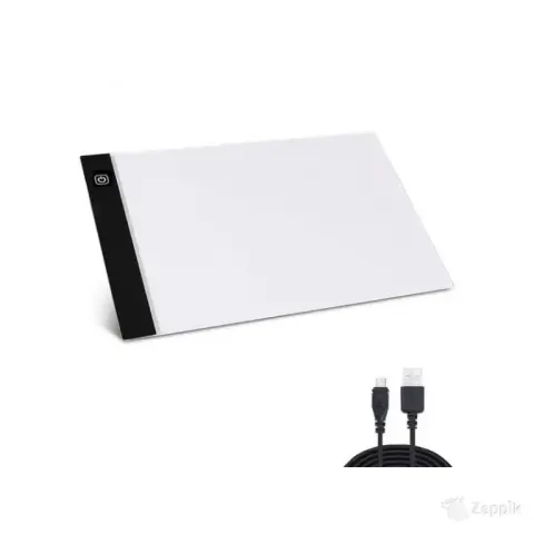 Valgustatud LED-joonistuslaud A4 LED 335x235x3.5mm