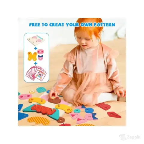 Laste Montessori puslelaud Siairo
