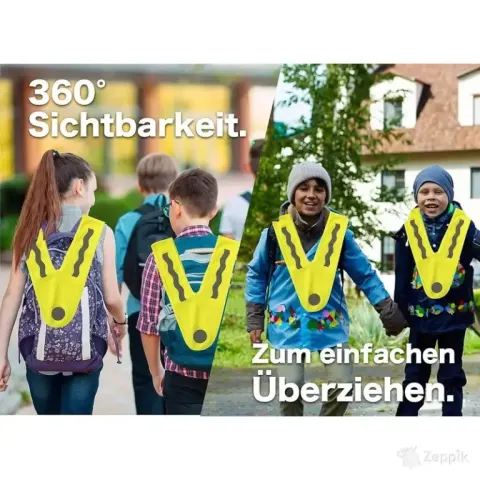 V-kujuline helkurvest lastele TK Group