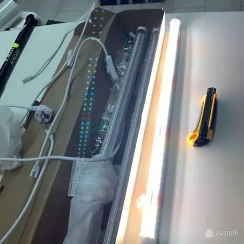 lot uus led lamp koos valguse juhtimisjalatsiga 3 tk 60 sm